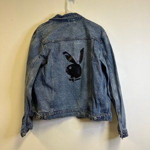 Playboy by Pacsun Denim Jacket Size Large